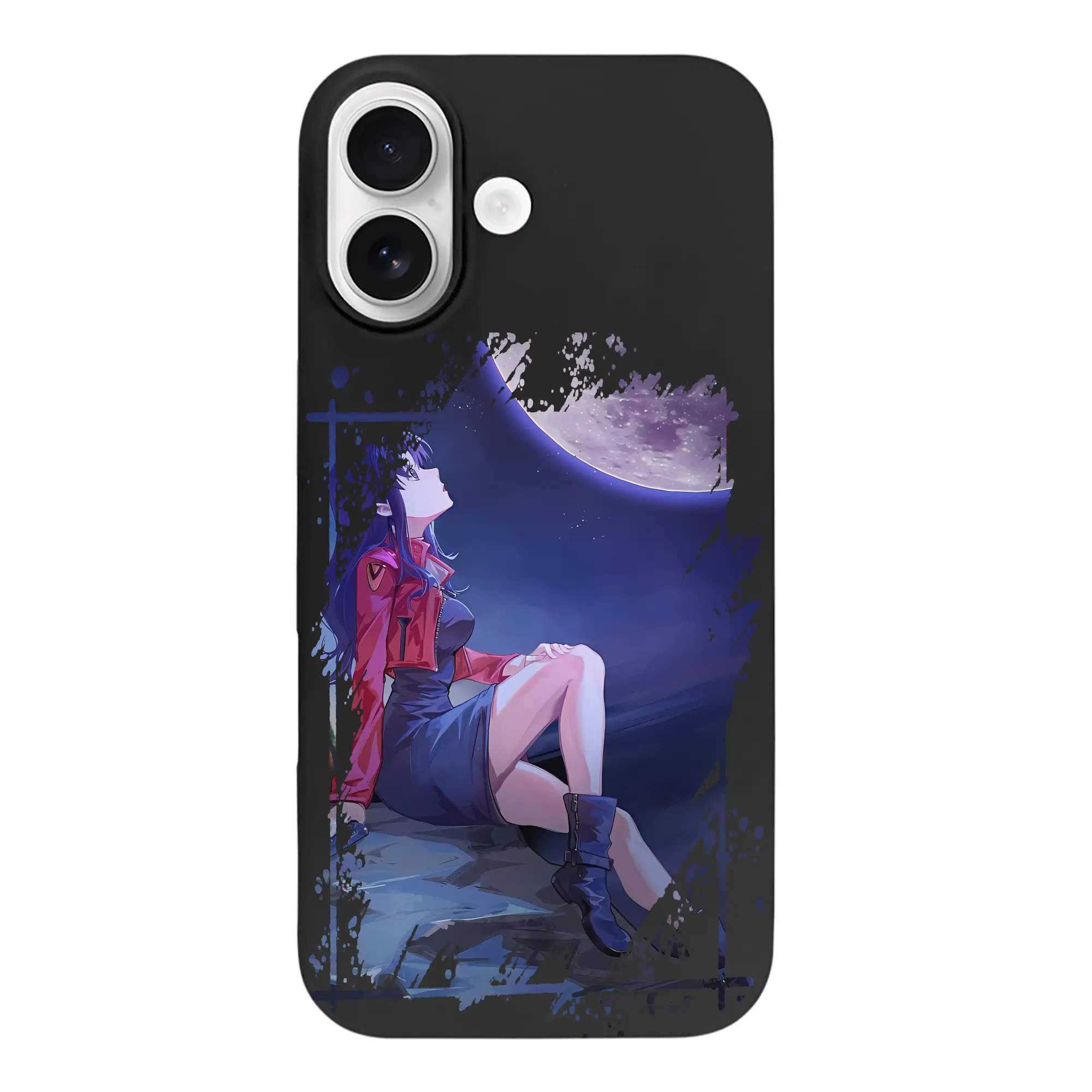 エヴァンゲリオン グッズ,葛城ミサト - iPhone 17 シリーズ シリコンケース 薄型 耐衝撃 指紋防止 ソフトタッチカバー 精密フィット 傷防止 保護ケース iPhone 17/17 Air/17 Pro/17 Pro Max 対応